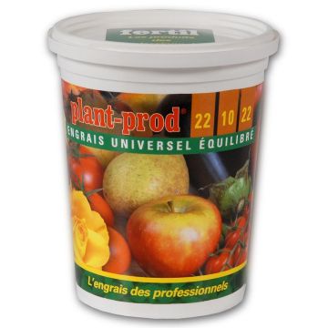 Engrais soluble professionnel Plantprod Universel 22-10-22 Fertil en boîte de 400 grammes