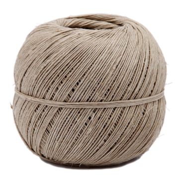 Ficelle Lin Poli La Cordeline - Pelote 500g ± 100m S/Film - Coloris Naturel 