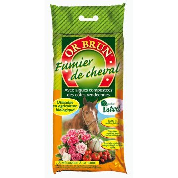 Fumier de cheval + algues Or Brun 