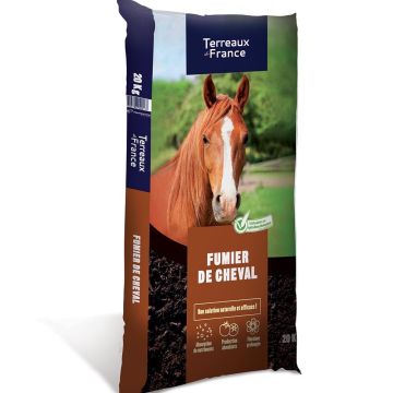 Fumier de cheval en sac de 20KG