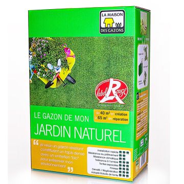 Gazon Mon jardin naturel Label rouge - Boîte de 1kg