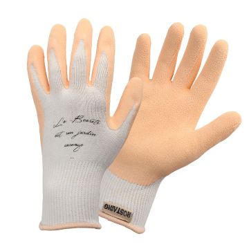 Gants de jardin légers parfumés Rostaing Nude coloris beige - différentes tailles disponibles