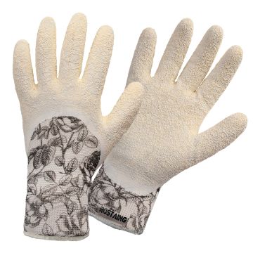 Gants de jardin résistants Rostaing Flower blanc