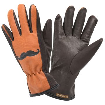 Gants de jardin résistants paume cuir Rostaing Mister marron - différentes tailles disponibles