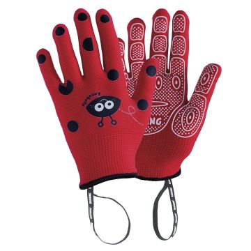 Gants design pour enfants Rostaing Anabel rouges