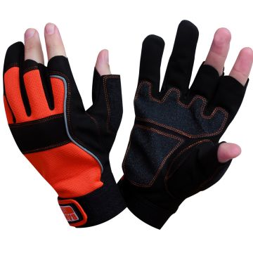 ROSTAING Gants MISTER - Paire de Gants de Jardinage Homme Marron Moustache  - En Cuir au Look Tendance & Raffiné - Idéal pour Tous Les Travaux de  Taille, de Plantation et de