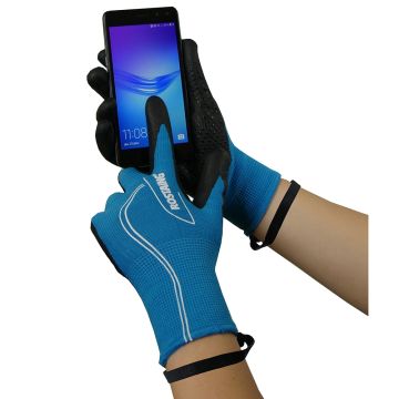 Gants tactiles Rostaing de demi-saison MaxFreeze Bleu Electrique pour femme 