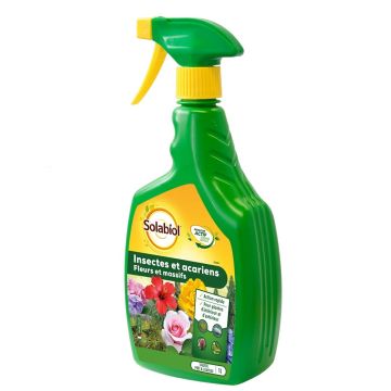 Insectes et acariens Solabiol pulvérisateur de 1L 