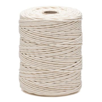 Ficelle en coton câblé La Cordeline - Roll de 1 Kg  Ø2,5mm ±350m S/Grande Coque