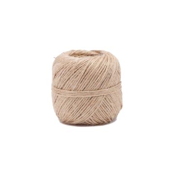 Ficelle en Jute + Fil de Cuivre La Cordeline - Pelote 200g  Ø2mm ± 80m S/Grande Coque