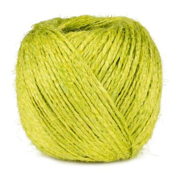 Ficelle en jute La Cordeline Coloris Pomme - Pelote 100g Ø2mm ±75m S/Petite Coque 