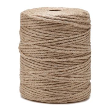 Ficelle en Jute La Cordeline - Roll 1Kg Ø3.5mm ± 200m sous film - Coloris Naturel 