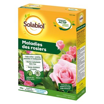 Maladies des rosiers Solabiol en boîte de 400 g