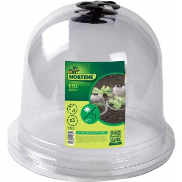 Cloche à salade transparente PVC Ø 25 cm  - vendu par 3