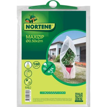 EVELFR Housse d'hivernage, Lot de 2 Housse d'hivernage pour Plantes en Pot,  Exterieur Réutilisable Housse de Protection avec Cordon de Serrage à  Glissière pour Plante (80 * 120cm) : : Jardin