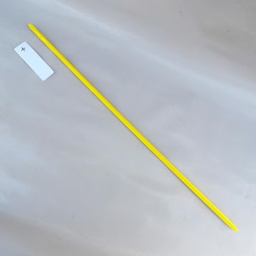 Piquets cross jaunes 60 cm pour étiquettes à piquer - vendu par 10