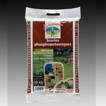 Scories phosphopotassiques PK 10-15 La Tradition du jardinier sac de 10 Kg