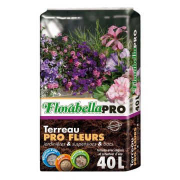 Terreau Klasmann Florabella Pro Fleurs en sac de 40 litres