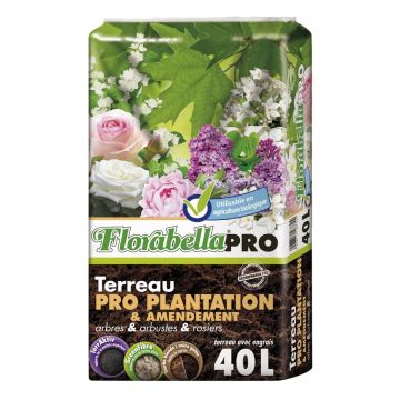 Terreau Klasmann Florabella Pro Plantation et Amendement UAB en sac de 40 litres