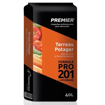 Terreau professionnel pour potager et plantes aromatiques en sac de 40L