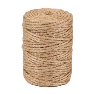 Ficelle en Jute La Cordeline - Roll 1Kg Ø5mm ± 100m sous film - Coloris Naturel 