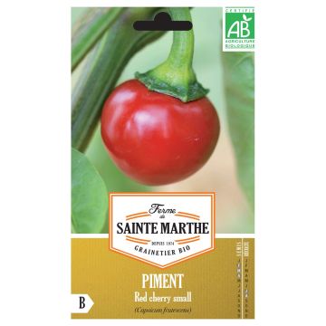 Piment Red Cherry Small Bio - Ferme de Sainte Marthe