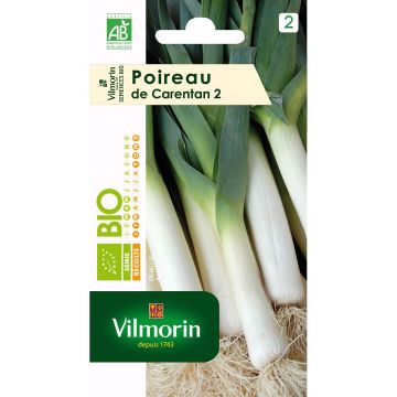Poireau de Carentan 2 (remplace Poireau bleu de Solaise) Bio - Vilmorin