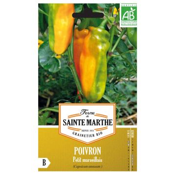 Poivron Petit Marseillais AB - Ferme de Ste Marthe