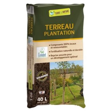 Terreau sans tourbe Plantation Ecolabel UAB