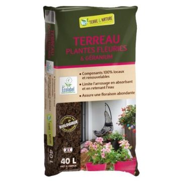 TOURBE BLONDE FERTILISEE 40L