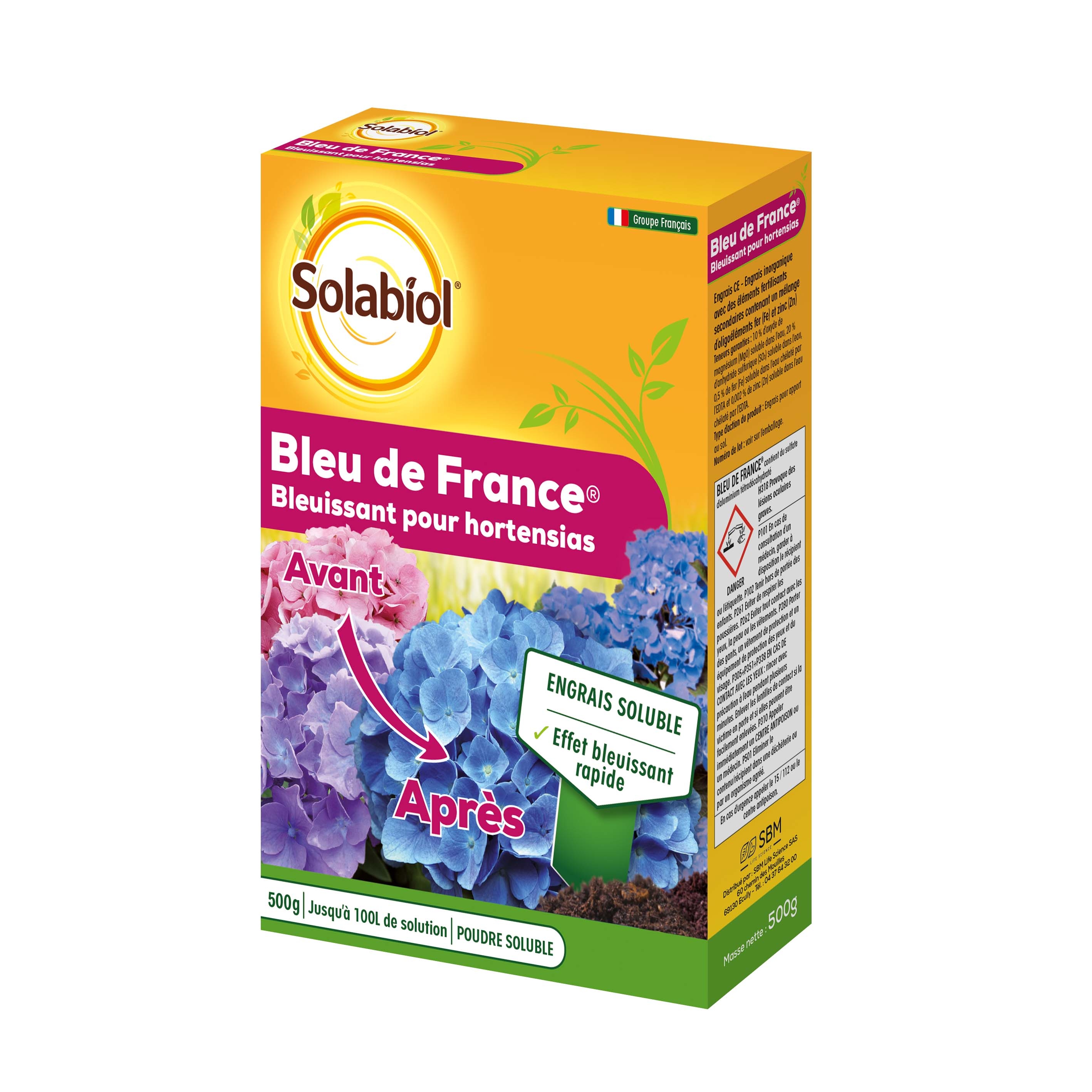 Bleu de France® Solabiol étui de 500g