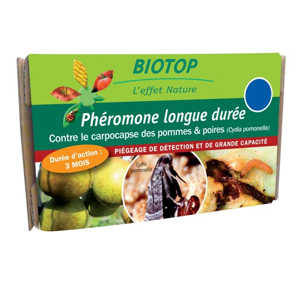 Phéromones Carpocapse des pommes et des poires (Cydia pomonella) Biotop - 1 capsule longue durée