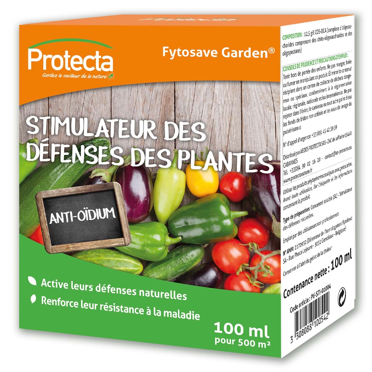 Stimulateur de défenses des plantes PROTECTA en flacon de 100 ml