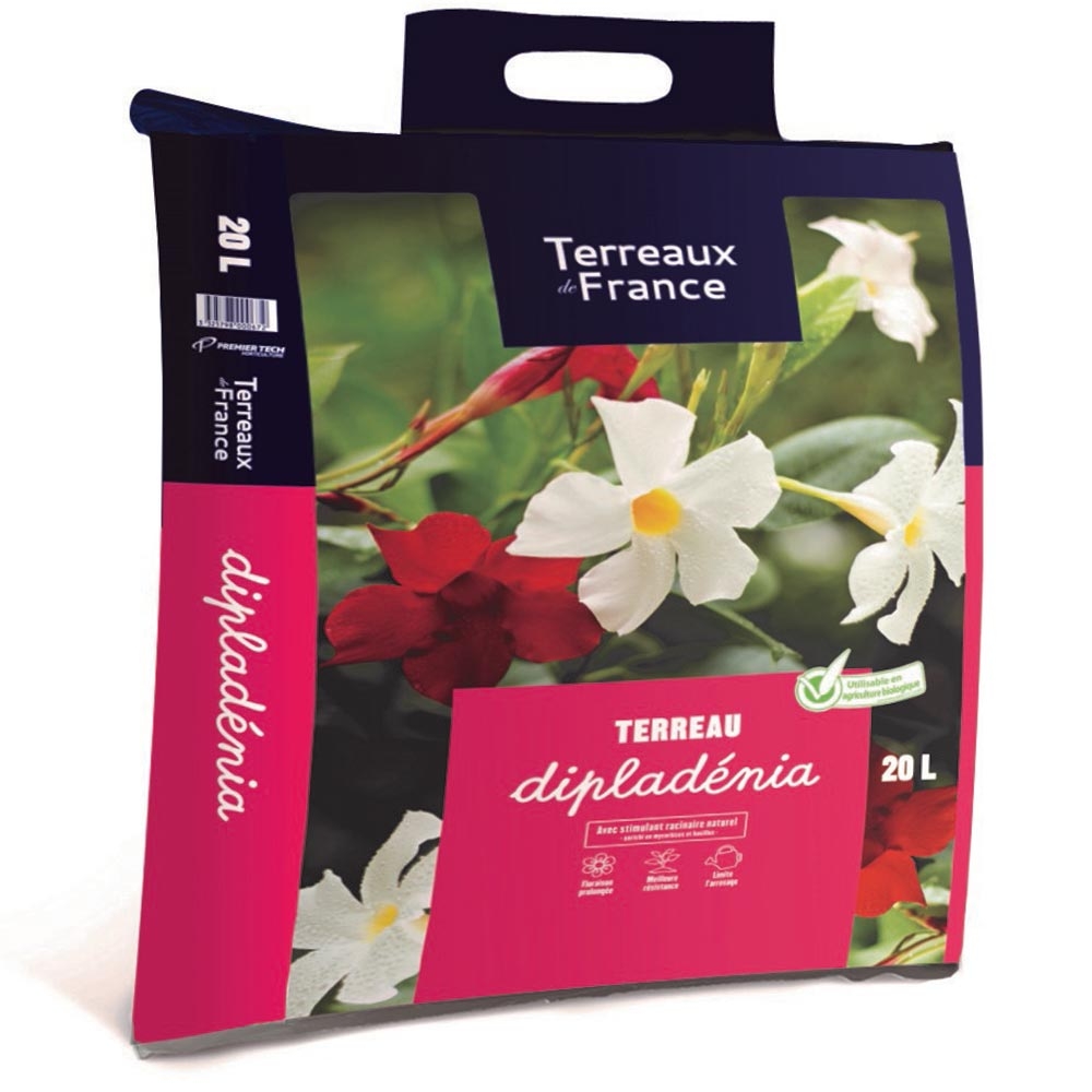 Terreau pour Dipladenia et fleurs du sud en sac de 20L