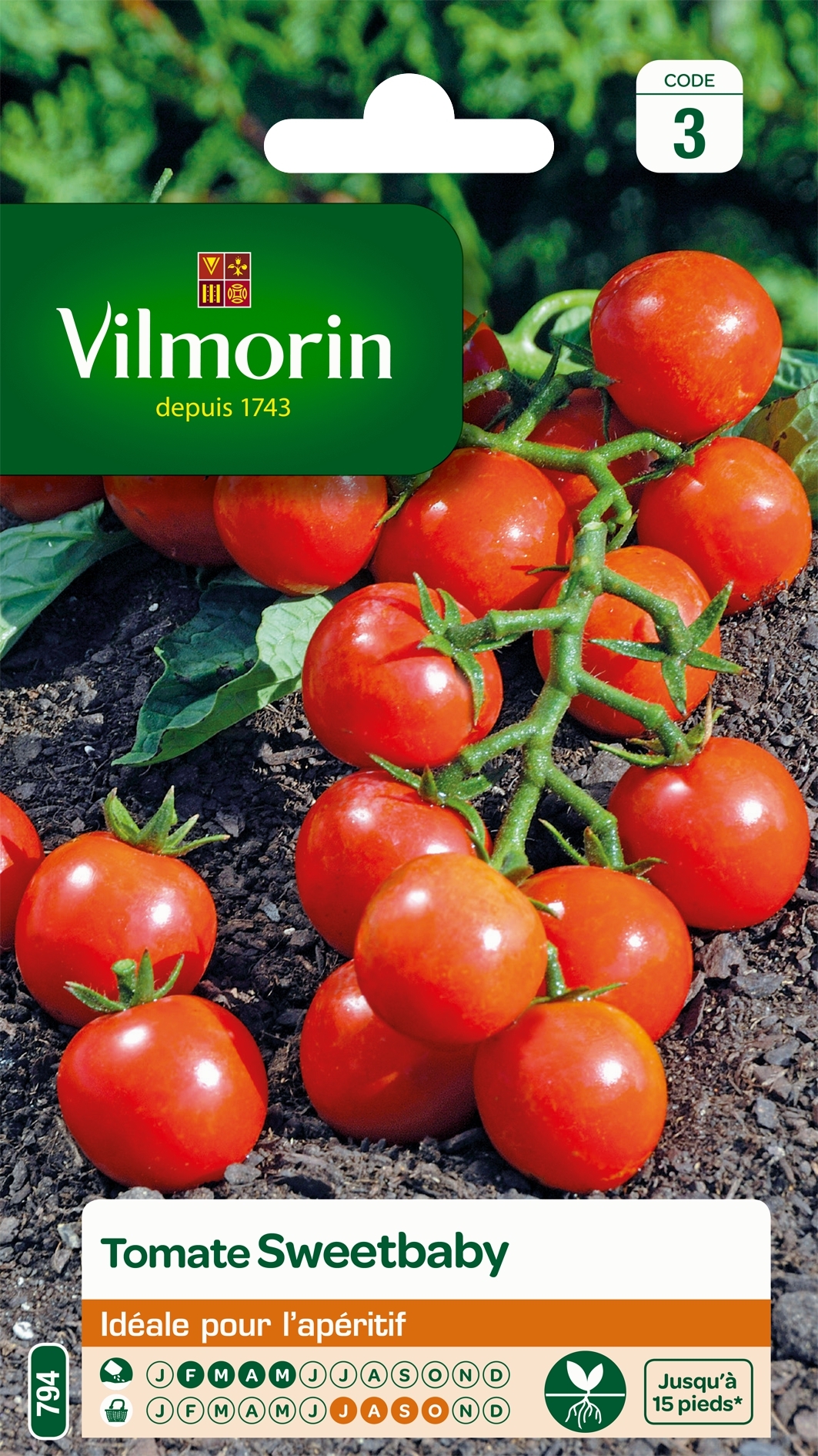 Tomate cerise Sweetbaby - Graines Vilmorin