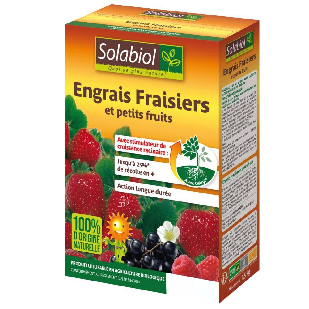 Engrais Fraisers et Petits fruits Solabiol 