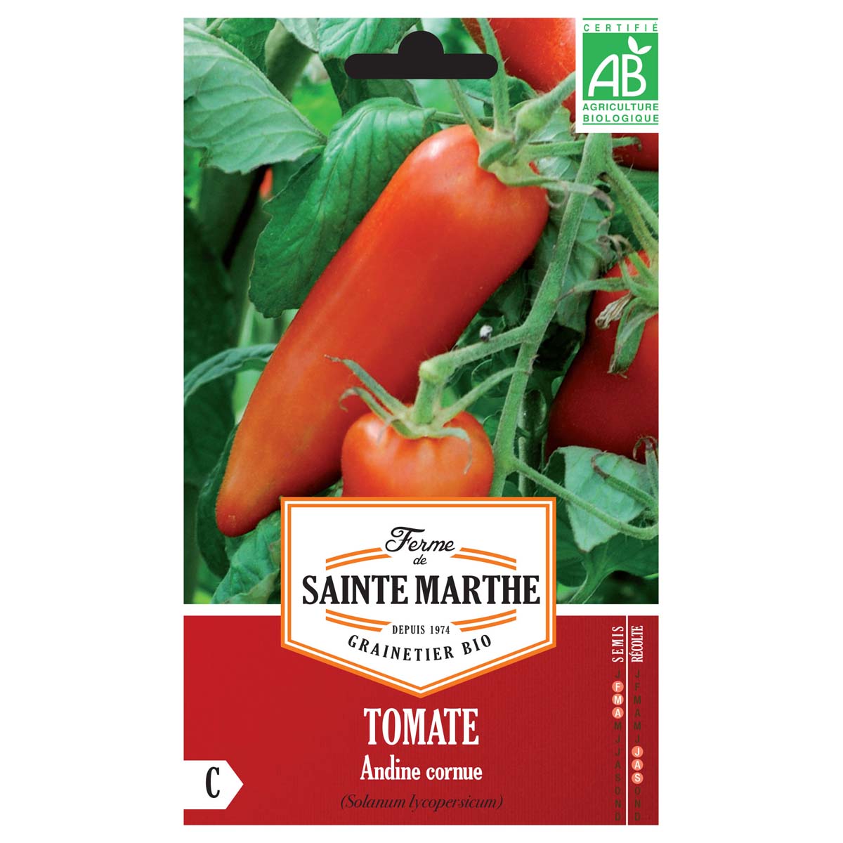 Tomate Andine Cornue AB - Ferme de Ste Marthe