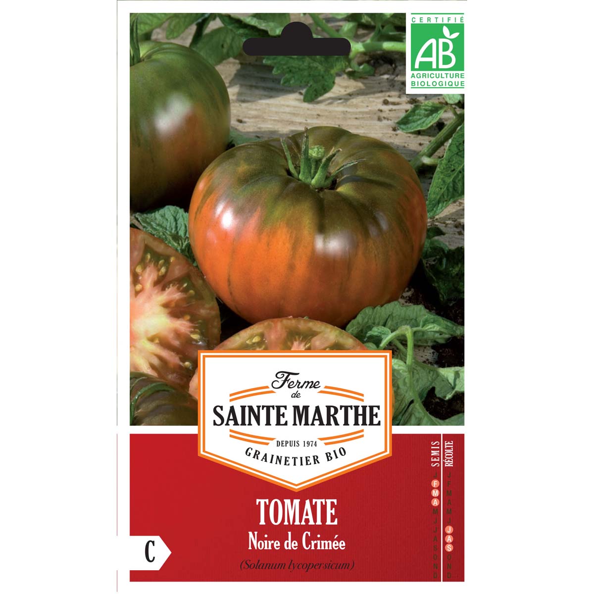 Tomate Noire De Crimée AB - Ferme de Ste Marthe