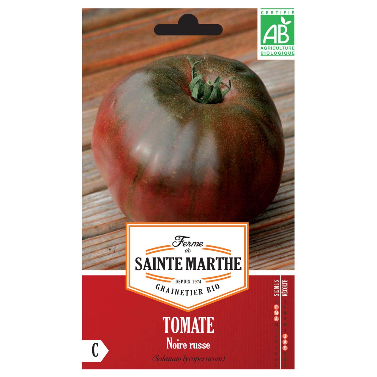 Tomate Noire De Russie AB - Ferme de Ste Marthe