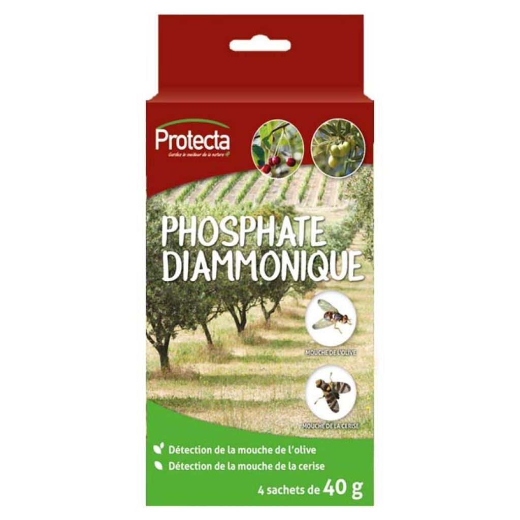 Attractif pour mouche piqueuse Protecta - Phosphate diammonique - Etui de 4 sachets de 40g
