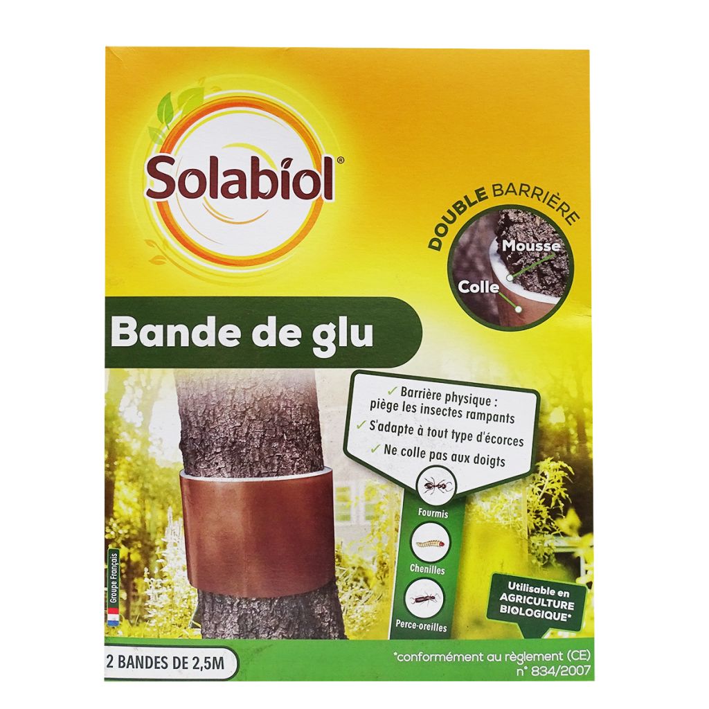 Bande de glu Solabiol étui de 2 bandes de 2.5m de long