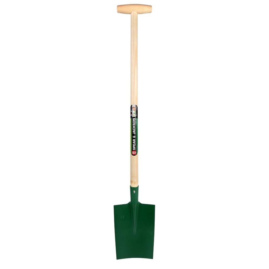 Bêche Senlis 28 cm avec manche en bois béquille Spear & Jackson