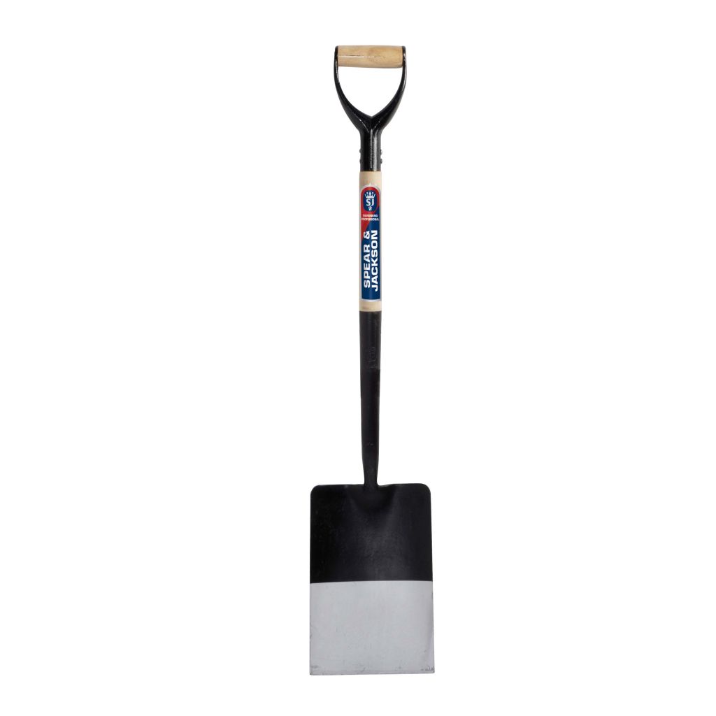 Bêche professionnelle ultra résistante en acier semi poli Spear & Jackson
