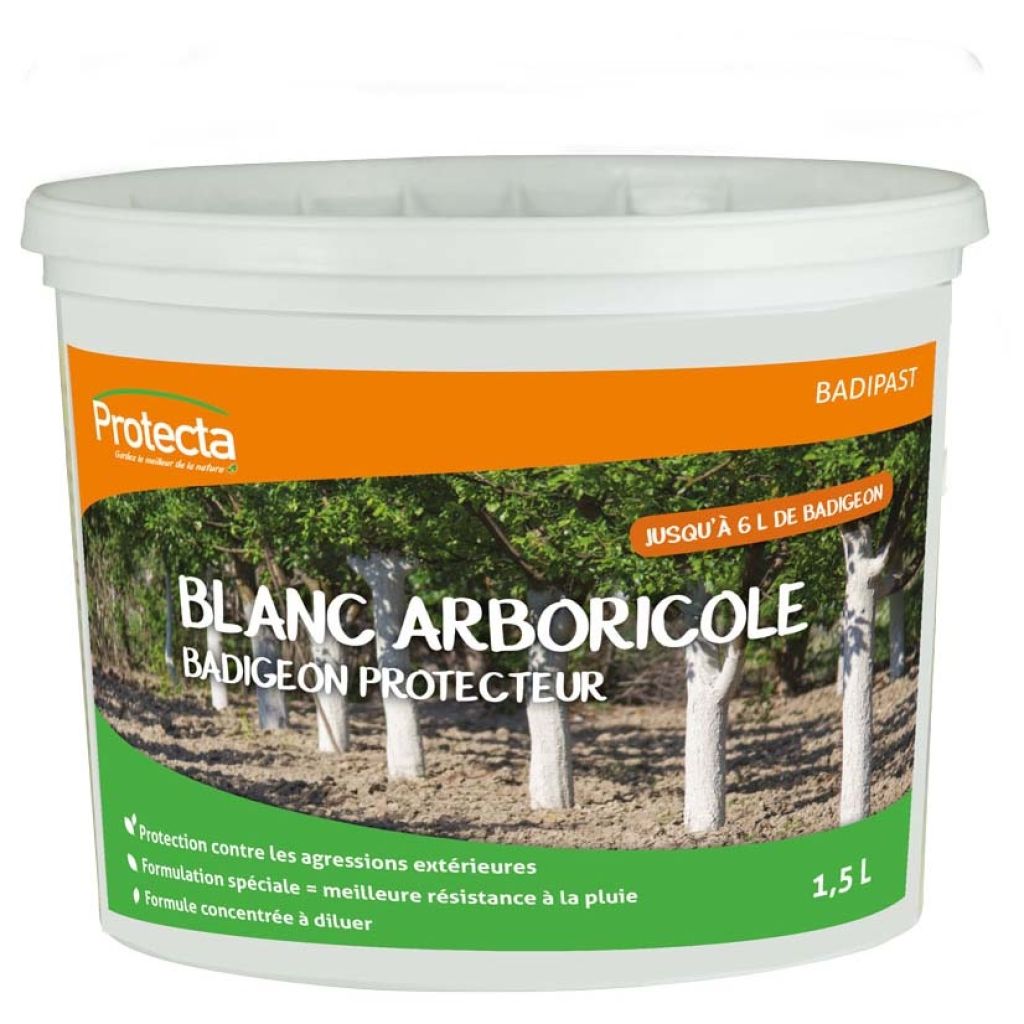 Blanc arboricole concentré Protecta 1.5L - Badigeon utilisable en  Agriculture Biologique