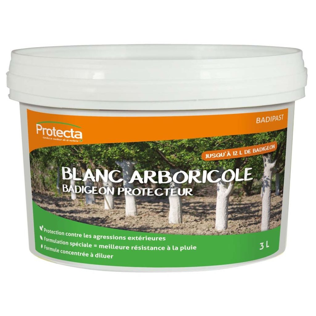 Blanc arboricole concentré UAB Protecta seau de 3L