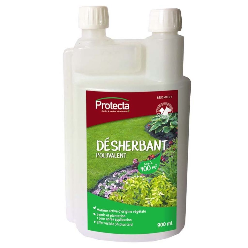 Désherbant concentré JARDIN PROTECTA en bidon de 900 ml