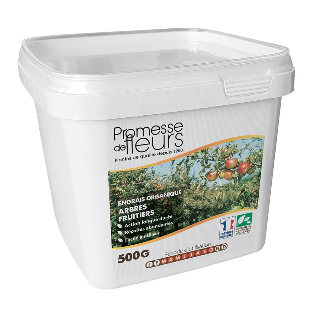 Engrais UAB 'Promesse de Fleurs' pour arbres fruitiers sac de 500g