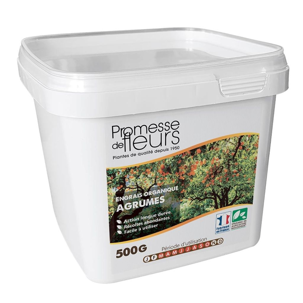 Engrais UAB Promesse de Fleurs pour agrumes boite de 500g