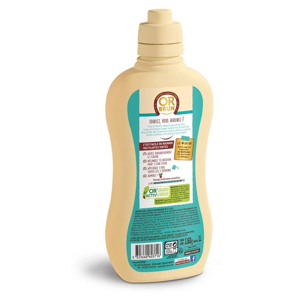 Engrais liquide plantes d'intérieur - DCM 800 ml UAB