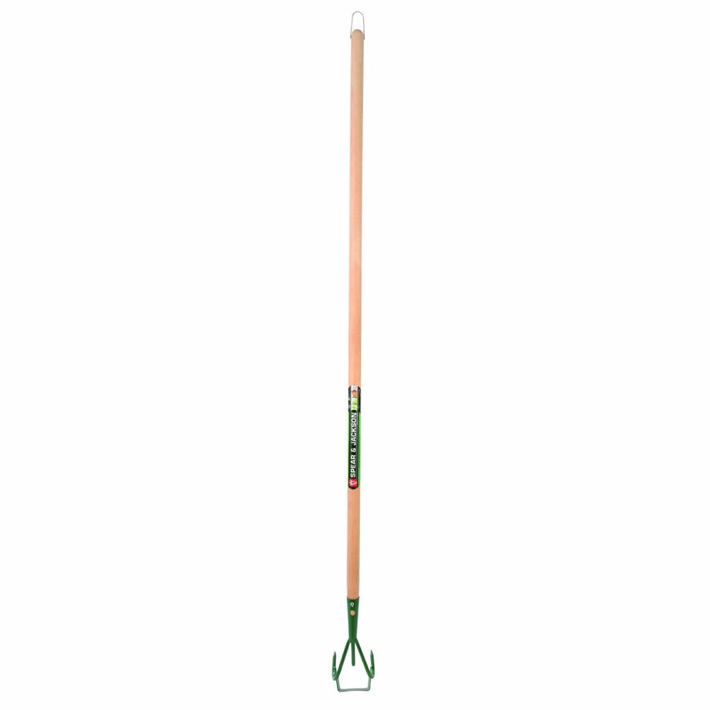 Griffe-grattoir 3 dents manche bois pomme Spear & Jackson